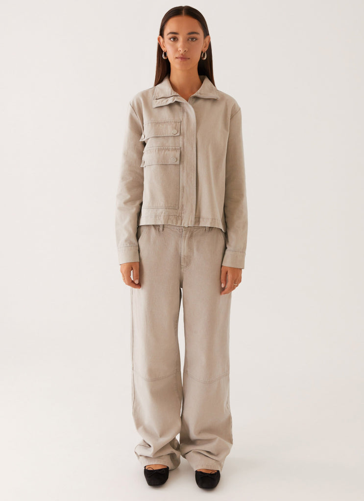 Peppermayo Peppermayo Exclusive - Milani Denim Jacket - Grey