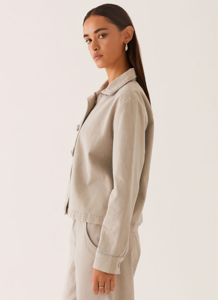 Peppermayo Peppermayo Exclusive - Milani Denim Jacket - Grey