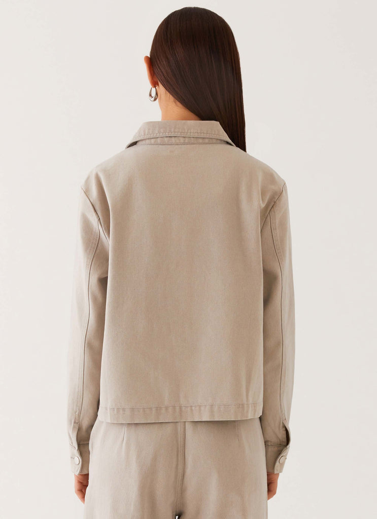 Peppermayo Peppermayo Exclusive - Milani Denim Jacket - Grey