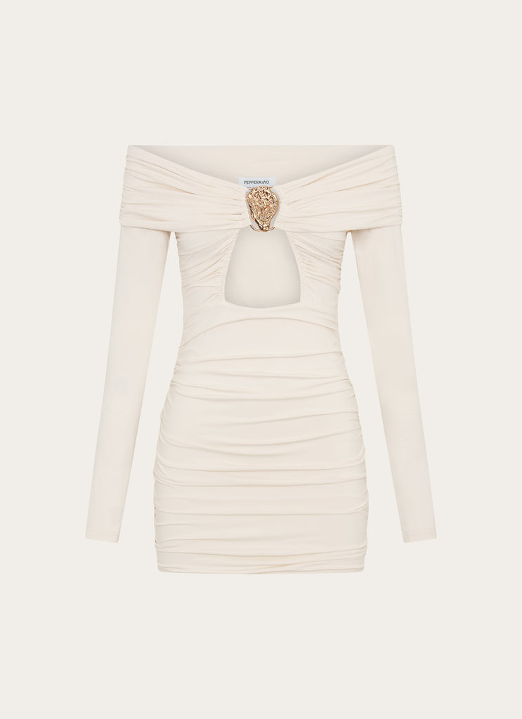 Peppermayo Peppermayo Exclusive - Millie Mini Dress - Ivory