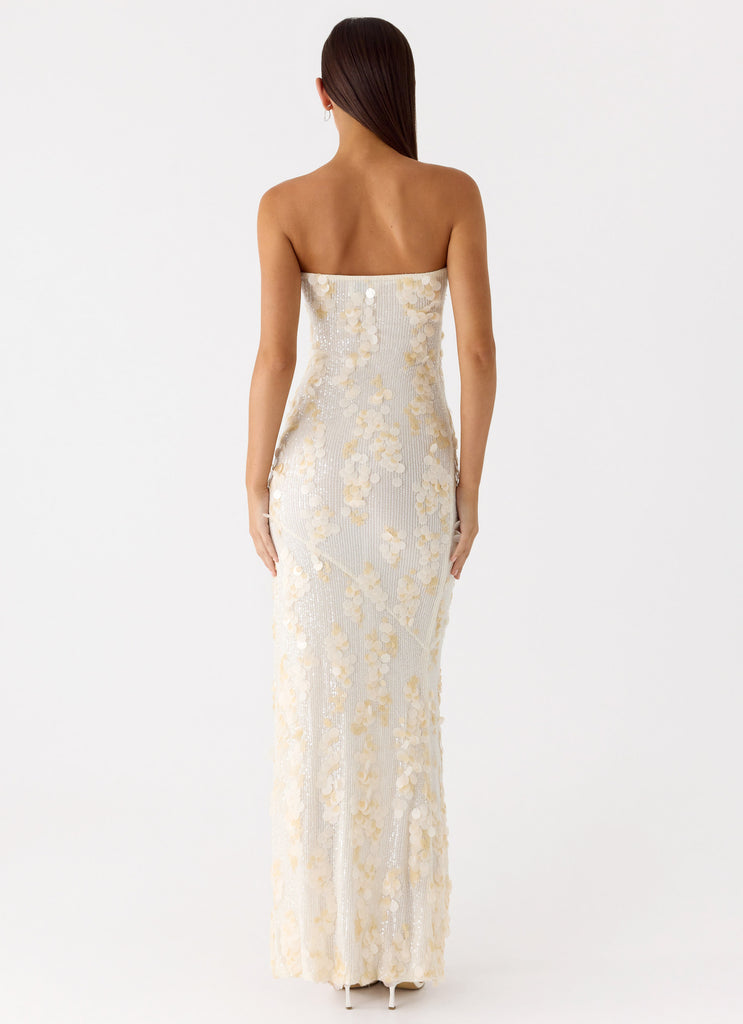 Peppermayo Peppermayo Exclusive - Minni Sequin Maxi Dress - Ivory