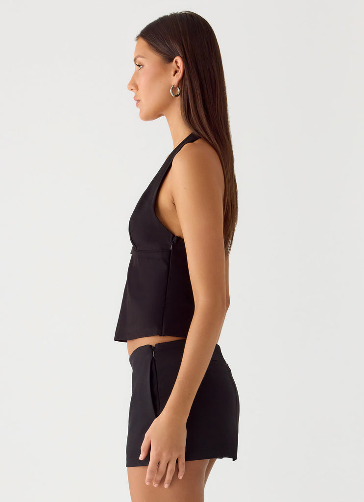 Peppermayo Peppermayo Exclusive - Mirna Halter Top - Black