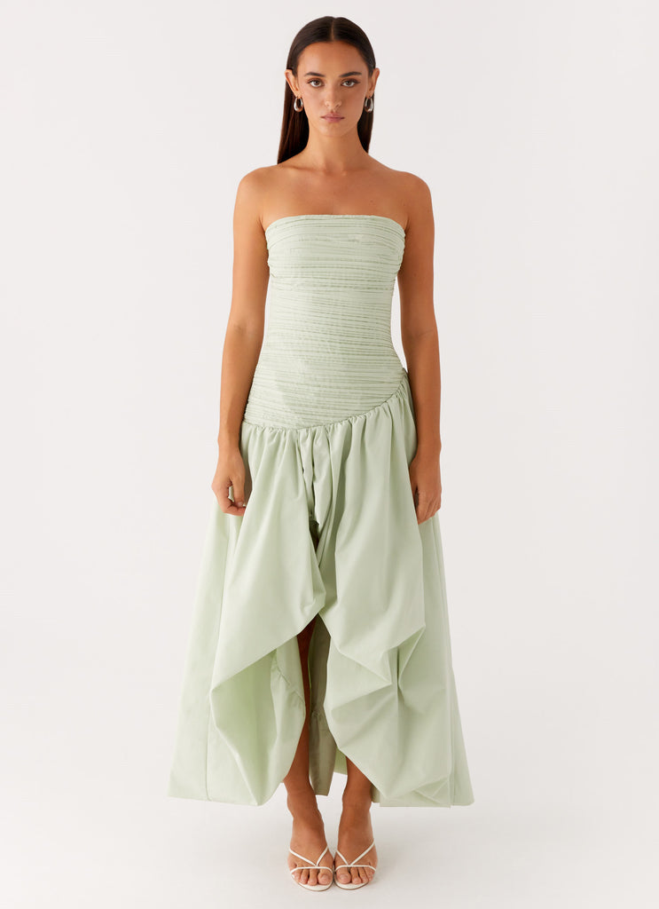 Peppermayo Peppermayo Exclusive - Misa Bubble Maxi Dress - Mint