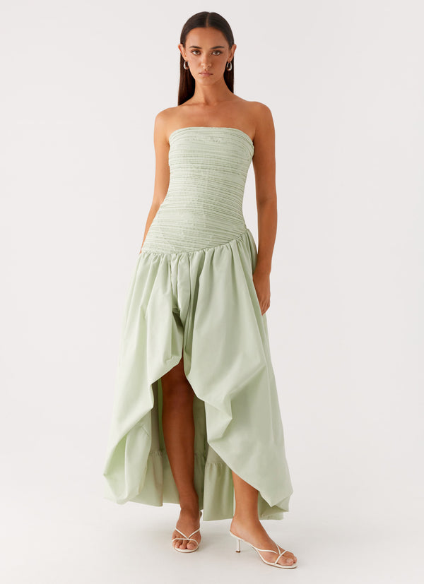 peppermayo Peppermayo Exclusive - Misa Bubble Maxi Dress - Mint