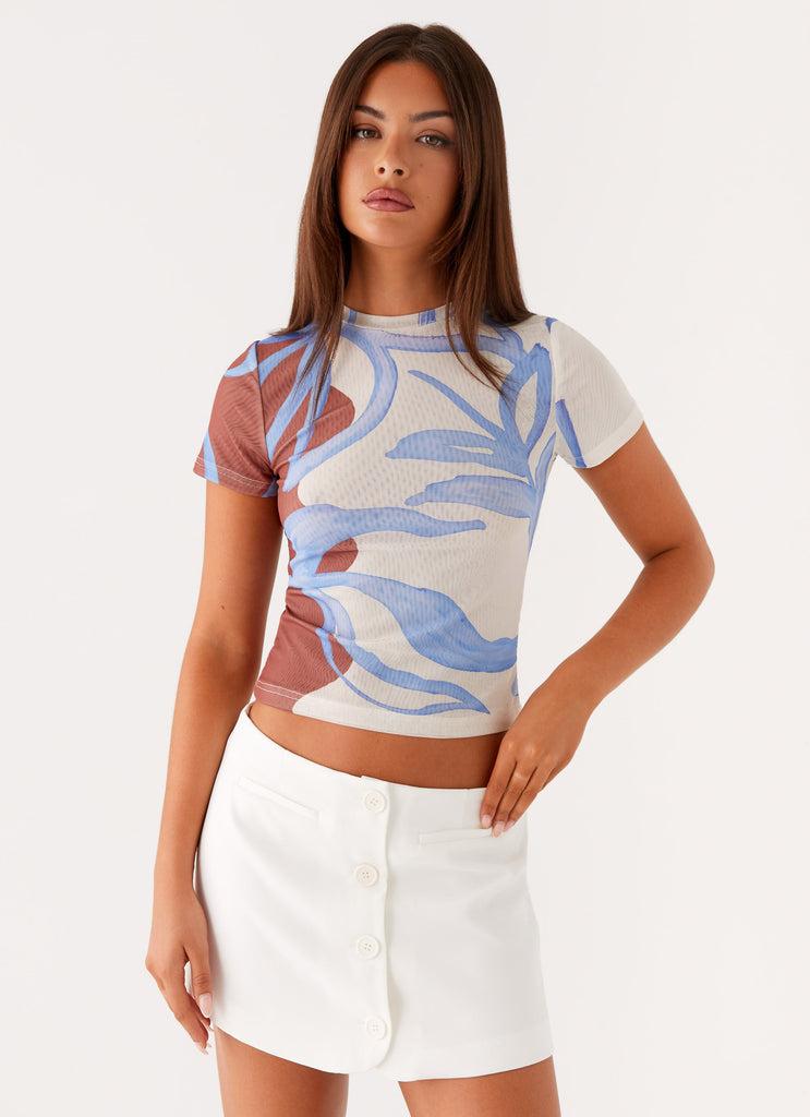 Peppermayo Peppermayo Exclusive - Mixie Low Rise Mini Skirt - Ivory