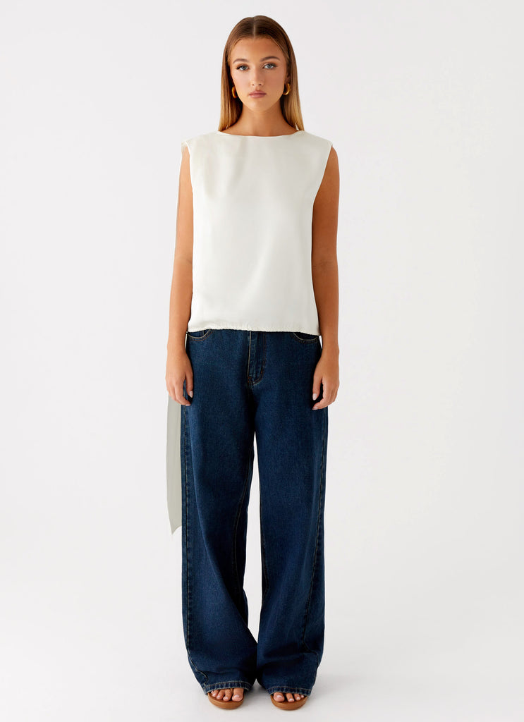 Peppermayo Peppermayo Exclusive - Mojito Cowl Top - Ivory