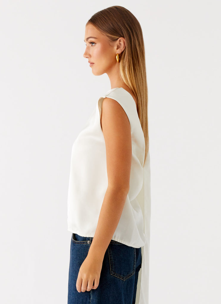 Peppermayo Peppermayo Exclusive - Mojito Cowl Top - Ivory