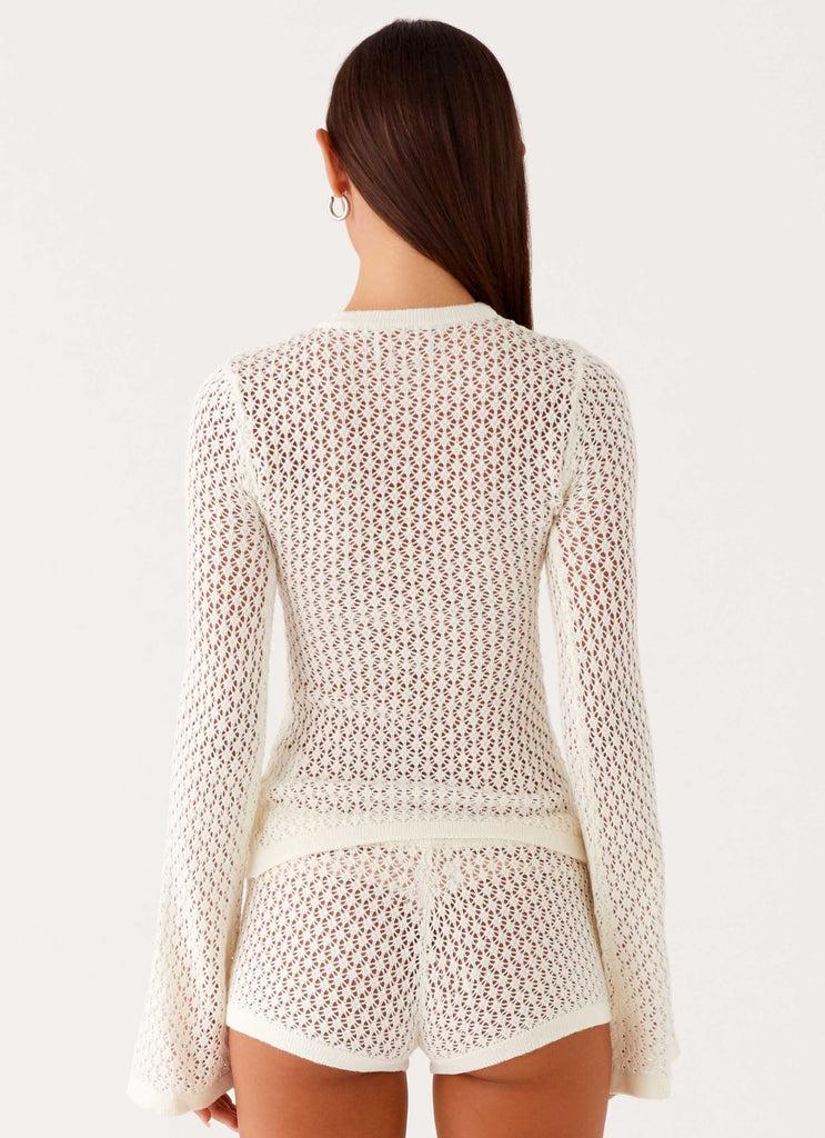 Peppermayo Peppermayo Exclusive - Molly Crochet Cardigan - Ivory