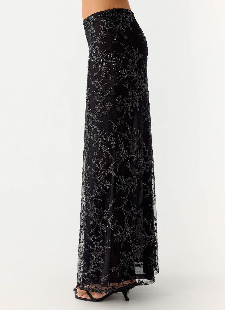 Peppermayo Peppermayo Exclusive - Moodlight Maxi Skirt - Black