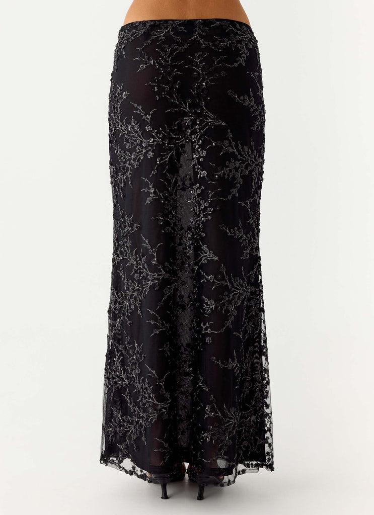 Peppermayo Peppermayo Exclusive - Moodlight Maxi Skirt - Black