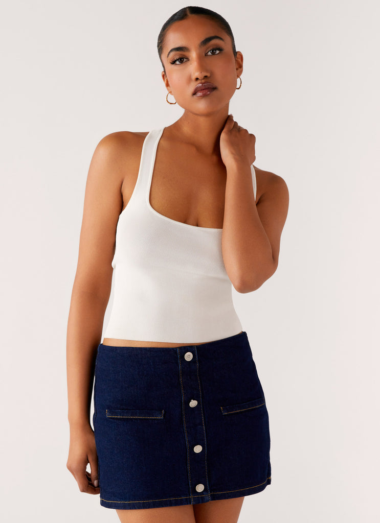 Peppermayo Peppermayo Exclusive - Morrison Denim Mini Skirt - Indigo