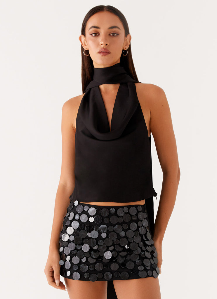 Peppermayo Peppermayo Exclusive - Movie Star Mini Skirt - Black
