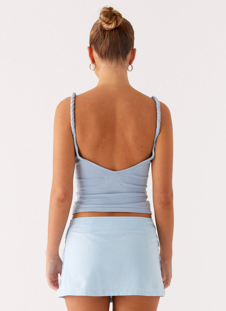Peppermayo Peppermayo Exclusive - Movie Star Mini Skirt - Blue