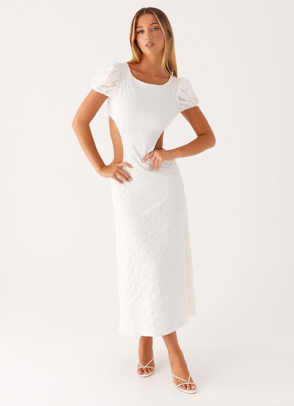 peppermayo Peppermayo Exclusive - Myley Midi Dress - White