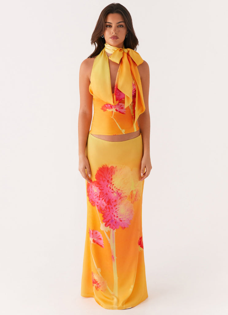 Peppermayo Peppermayo Exclusive - Nala Top - Orange Floral