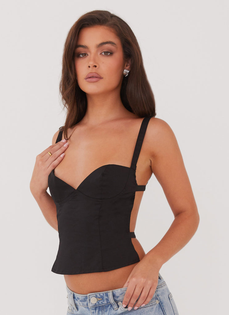 Peppermayo Peppermayo Exclusive - Naomi Backless Top - Black