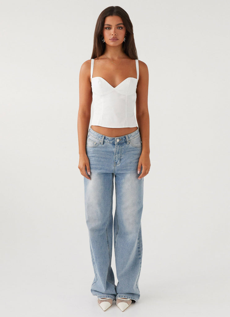 Peppermayo Peppermayo Exclusive - Naomi Backless Top - White