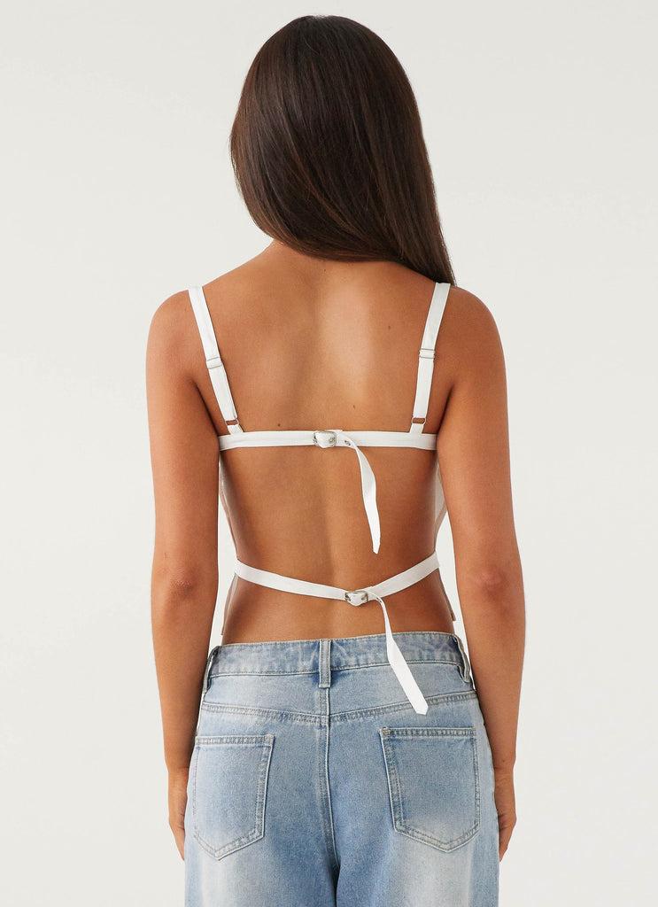 Peppermayo Peppermayo Exclusive - Naomi Backless Top - White
