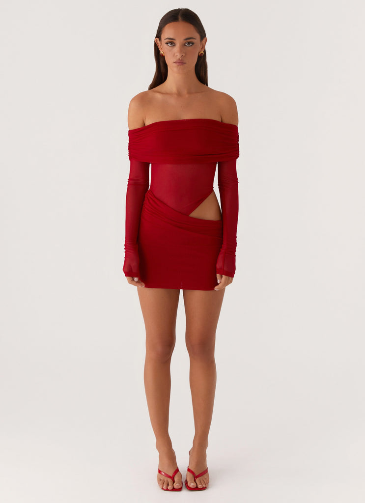 Peppermayo Peppermayo Exclusive - No Doubt Mini Dress - Red
