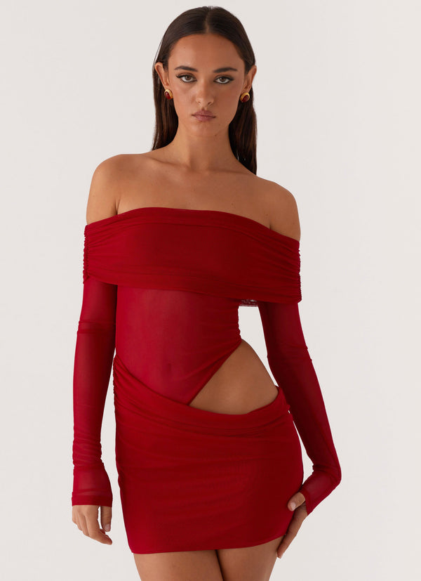 peppermayo Peppermayo Exclusive - No Doubt Mini Dress - Red