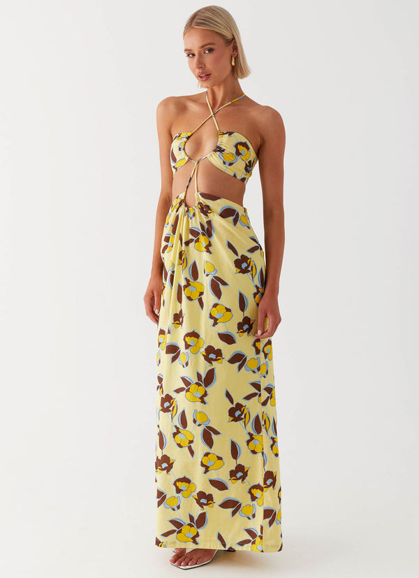 peppermayo Peppermayo Exclusive - Nora Linen Maxi Dress - Primrose