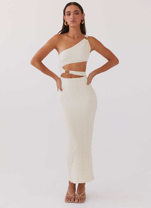 peppermayo Peppermayo Exclusive - North Haven Maxi Dress - Ivory Wave