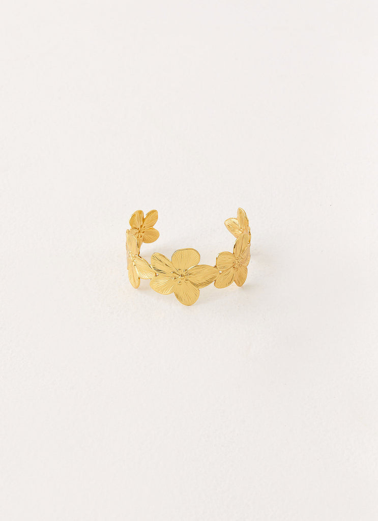 Peppermayo Peppermayo Exclusive - Nurture Flower Bracelet - Gold