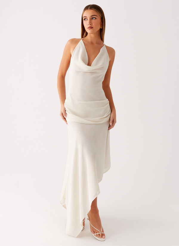 peppermayo Peppermayo Exclusive - Nyra Midi Dress - Cream