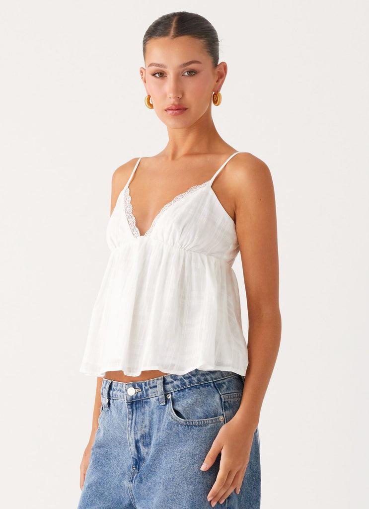 Peppermayo Peppermayo Exclusive - Obliviate Cami Top - White