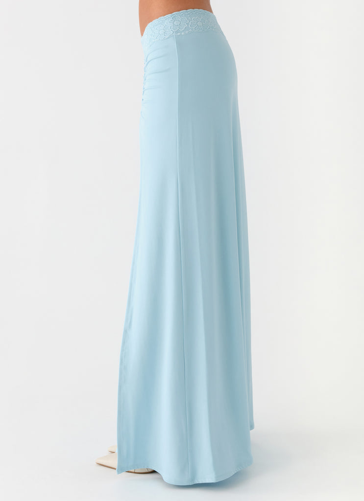 Peppermayo Peppermayo Exclusive - Ocean Plunge Maxi Skirt - Blue