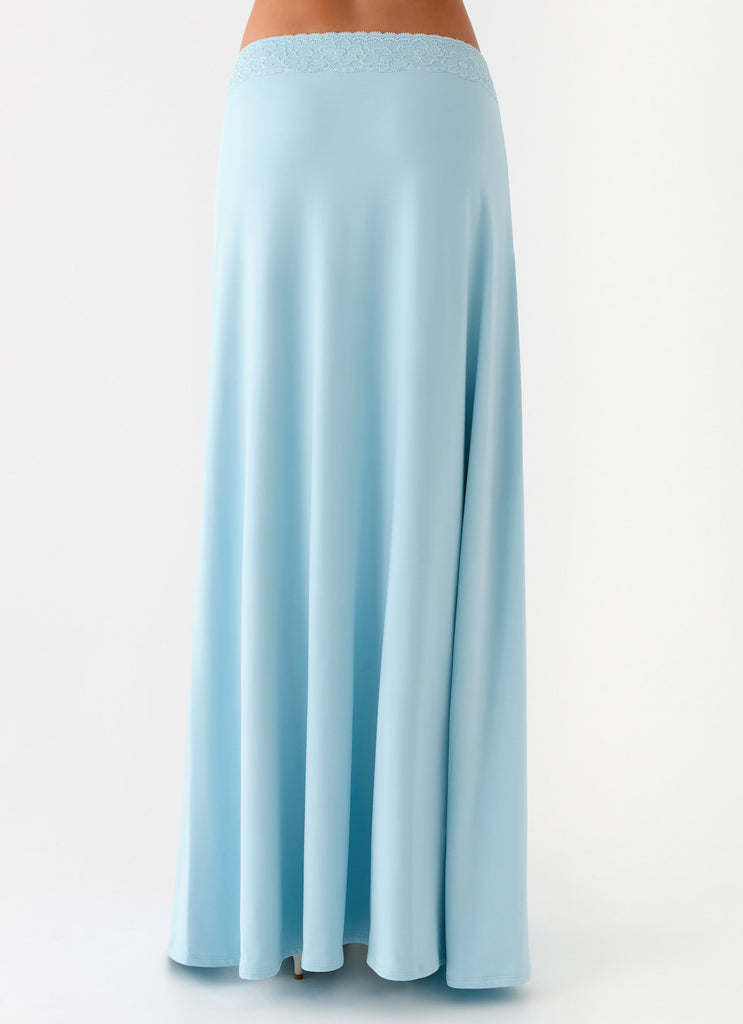 Peppermayo Peppermayo Exclusive - Ocean Plunge Maxi Skirt - Blue