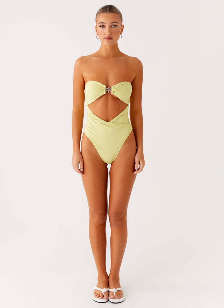 Peppermayo Peppermayo Exclusive - Ocean Tempest One Piece Swimsuit - Lime