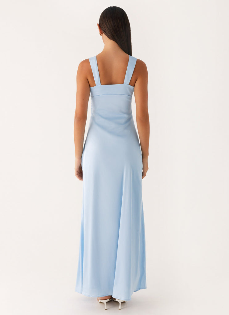 Peppermayo Peppermayo Exclusive - Odette Satin Maxi Dress - Blue