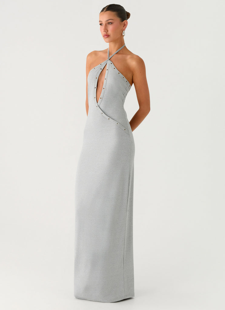 Peppermayo Peppermayo Exclusive - Off The Bass Maxi Dress - Grey