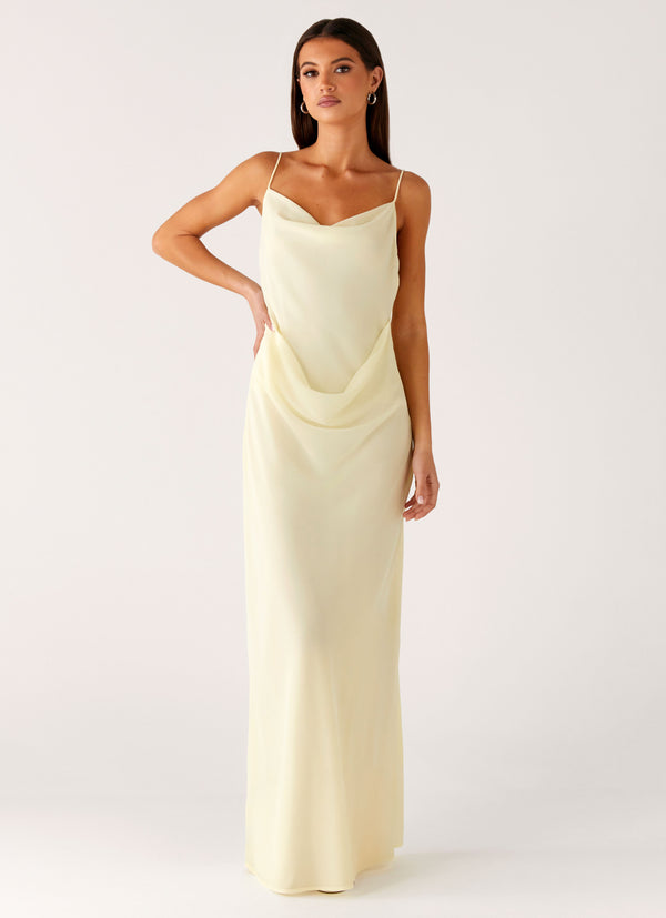 peppermayo Peppermayo Exclusive - Oliana Maxi Dress - Yellow