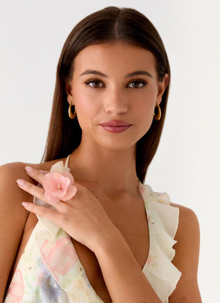 Peppermayo Peppermayo Exclusive - Onda Rosa Ring - Pink