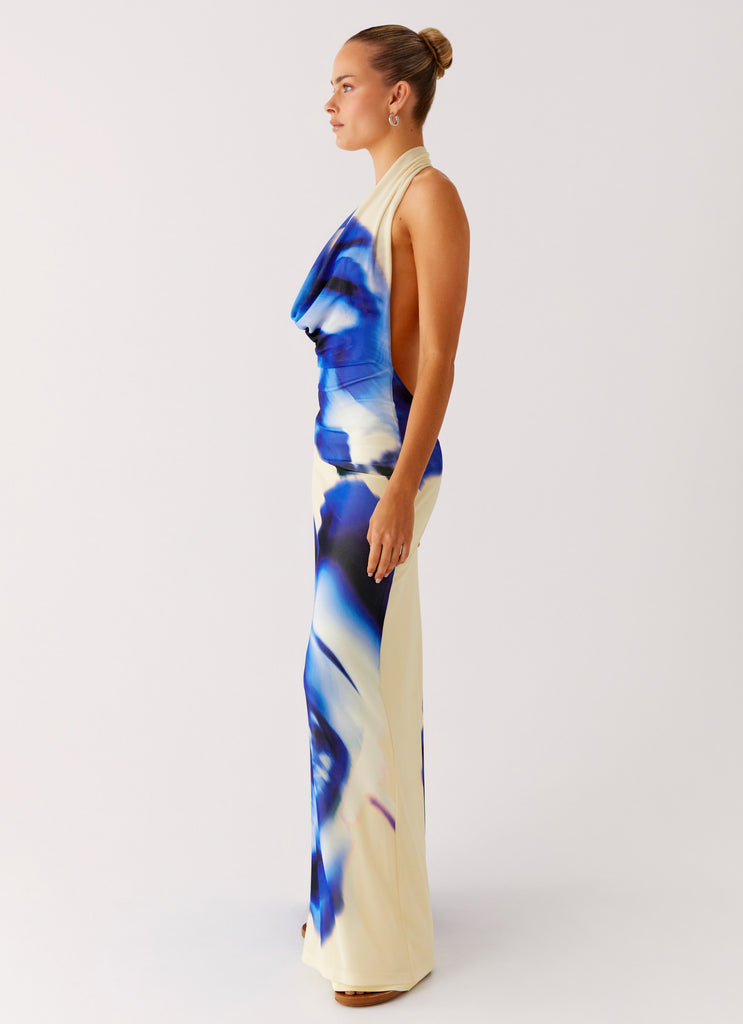 Peppermayo Peppermayo Exclusive - Only A Feeling Cowl Neck Maxi Dress - Heirloom Floral