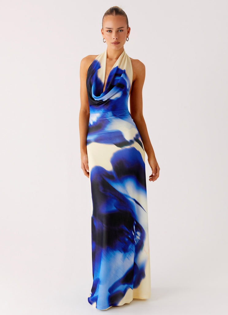 Peppermayo Peppermayo Exclusive - Only A Feeling Cowl Neck Maxi Dress - Heirloom Floral