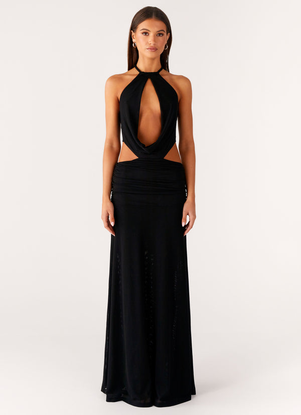 peppermayo Peppermayo Exclusive - Only Love Maxi Dress - Black