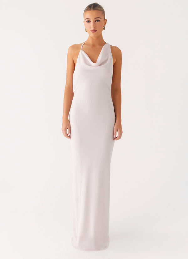 peppermayo Peppermayo Exclusive - Opal Glow Maxi Dress - Off White