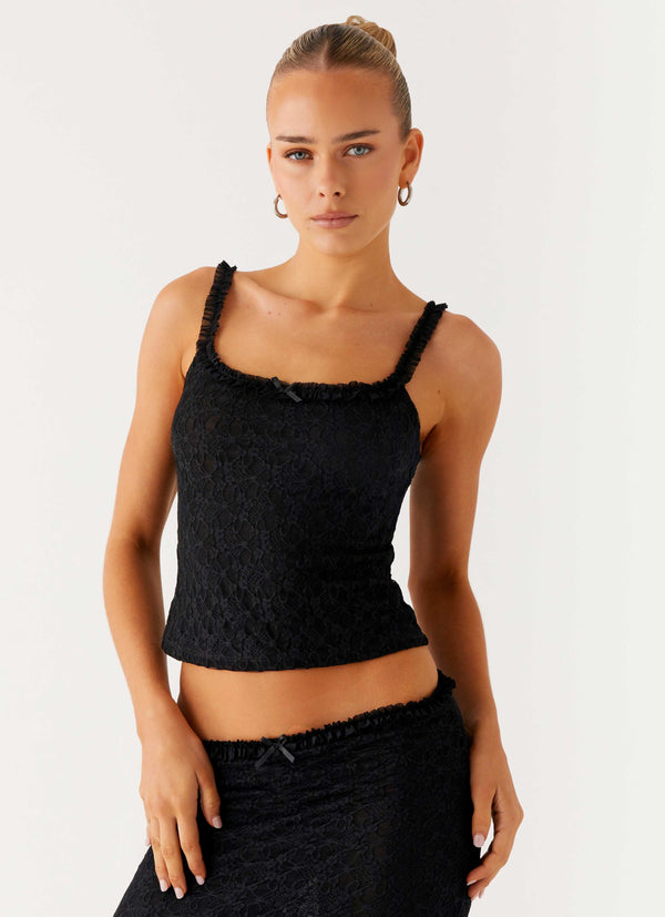 peppermayo Peppermayo Exclusive - Ophira Cami Top - Black
