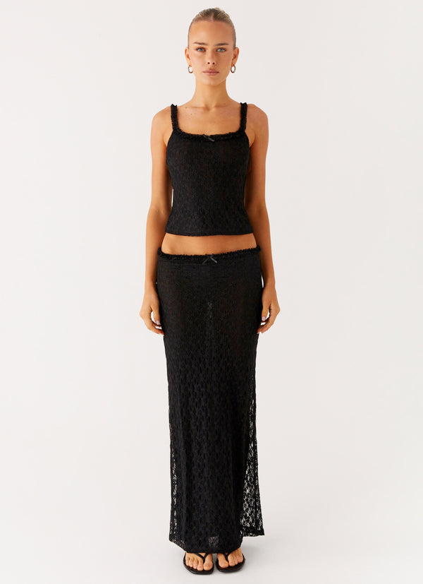 peppermayo Peppermayo Exclusive - Ophira Maxi Skirt - Black