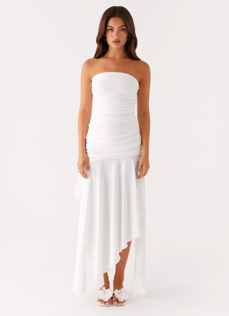Peppermayo Peppermayo Exclusive - Ora Strapless Maxi Dress - White