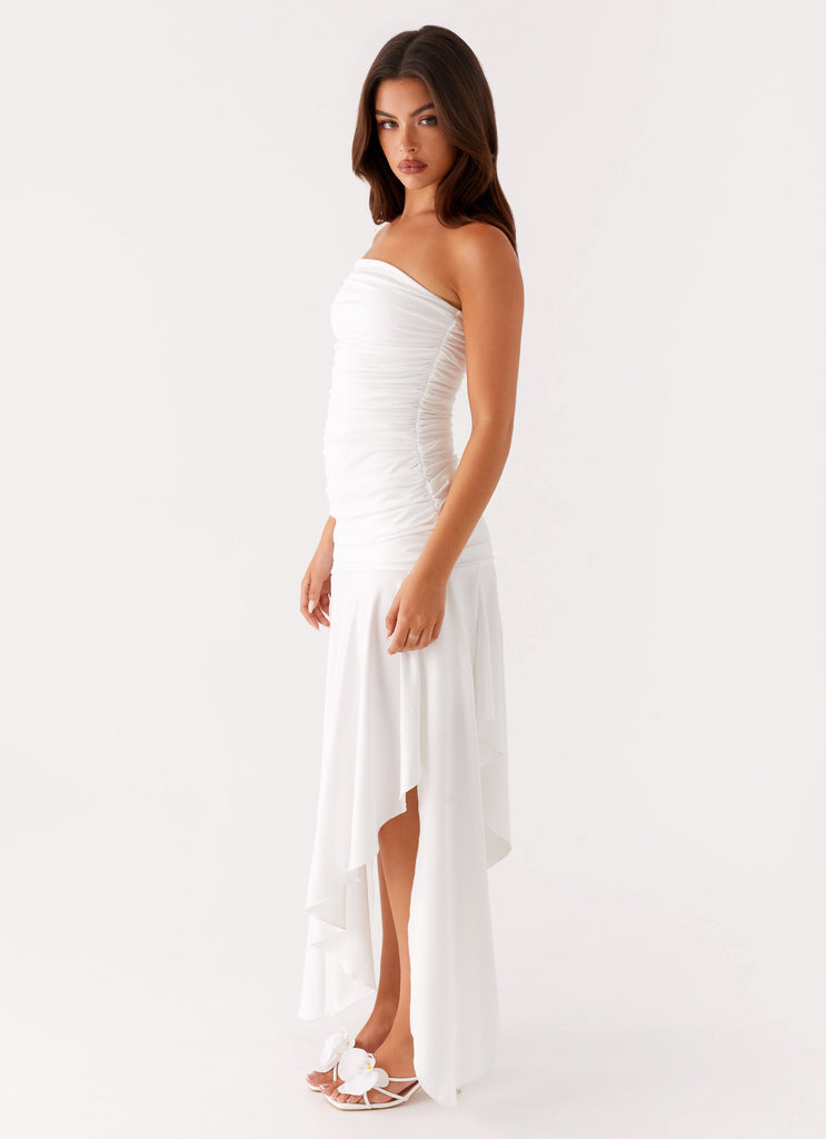 Peppermayo Peppermayo Exclusive - Ora Strapless Maxi Dress - White
