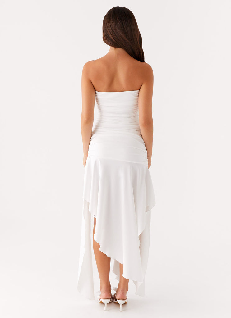 Peppermayo Peppermayo Exclusive - Ora Strapless Maxi Dress - White