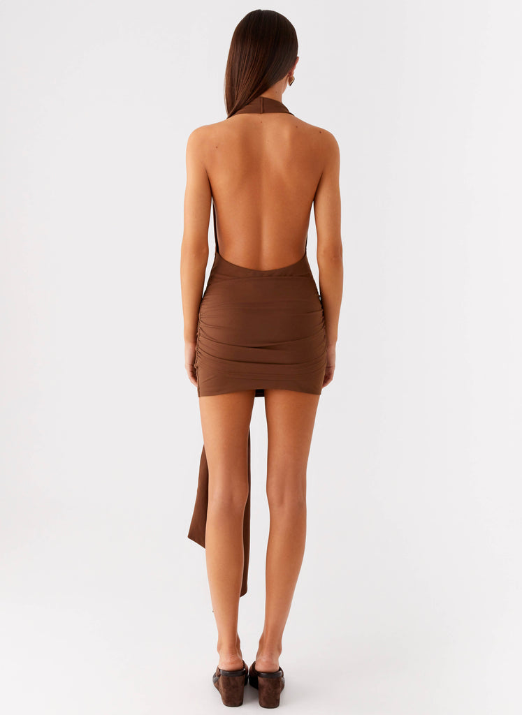 Peppermayo Peppermayo Exclusive - Orchard Mini Dress - Chocolate