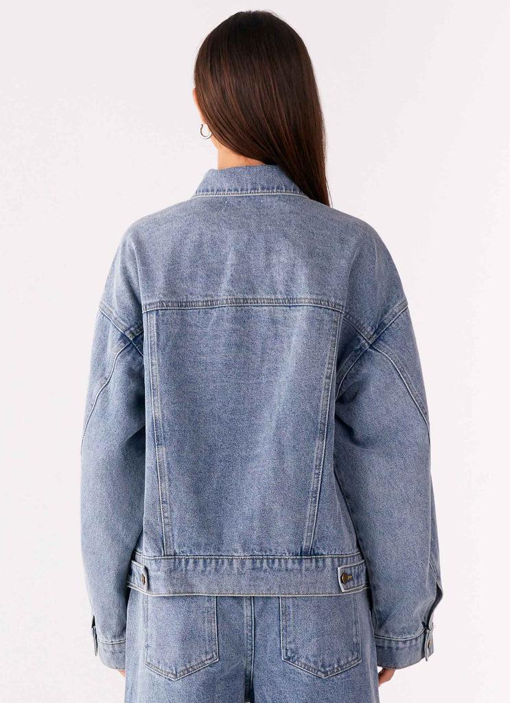 Peppermayo Peppermayo Exclusive - Orleans Oversized Denim Jacket - Blue