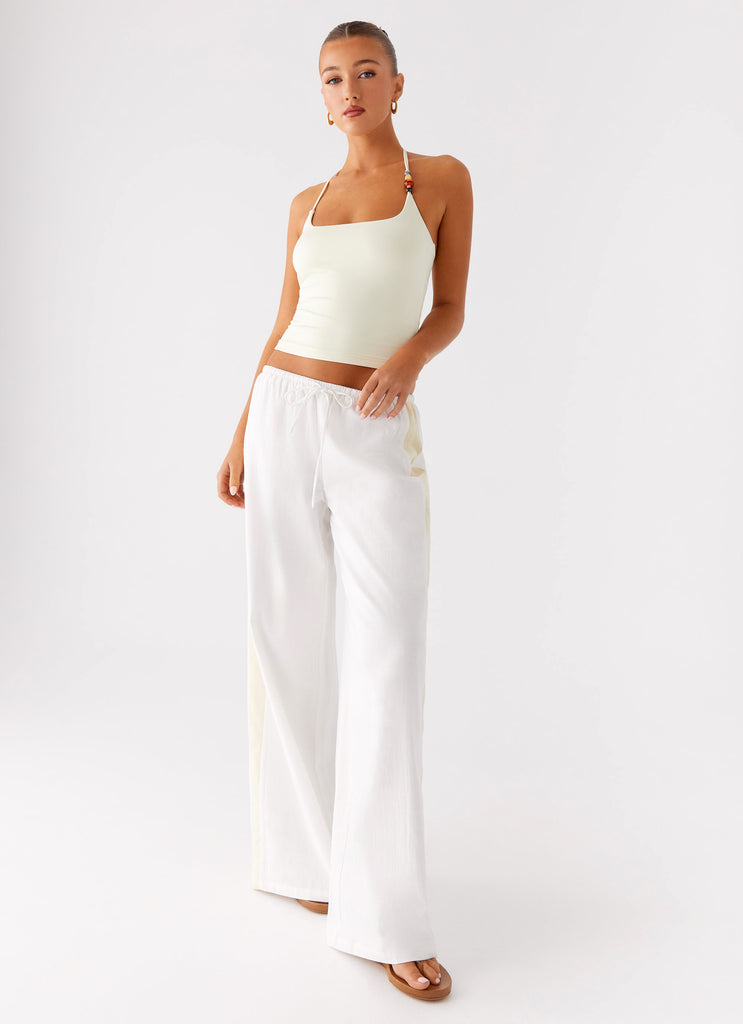 Peppermayo Peppermayo Exclusive - Oska Drawstring Pants - White