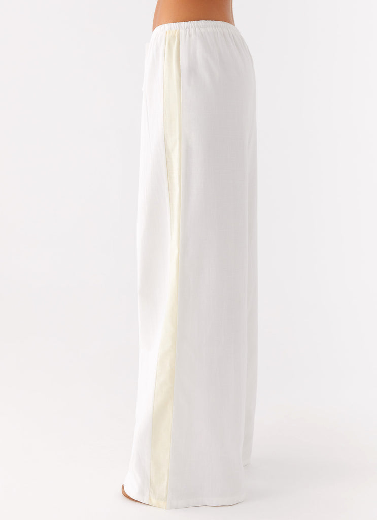 Peppermayo Peppermayo Exclusive - Oska Drawstring Pants - White