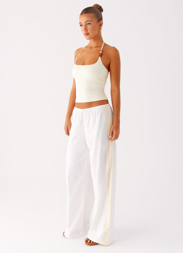 peppermayo Peppermayo Exclusive - Oska Drawstring Pants - White